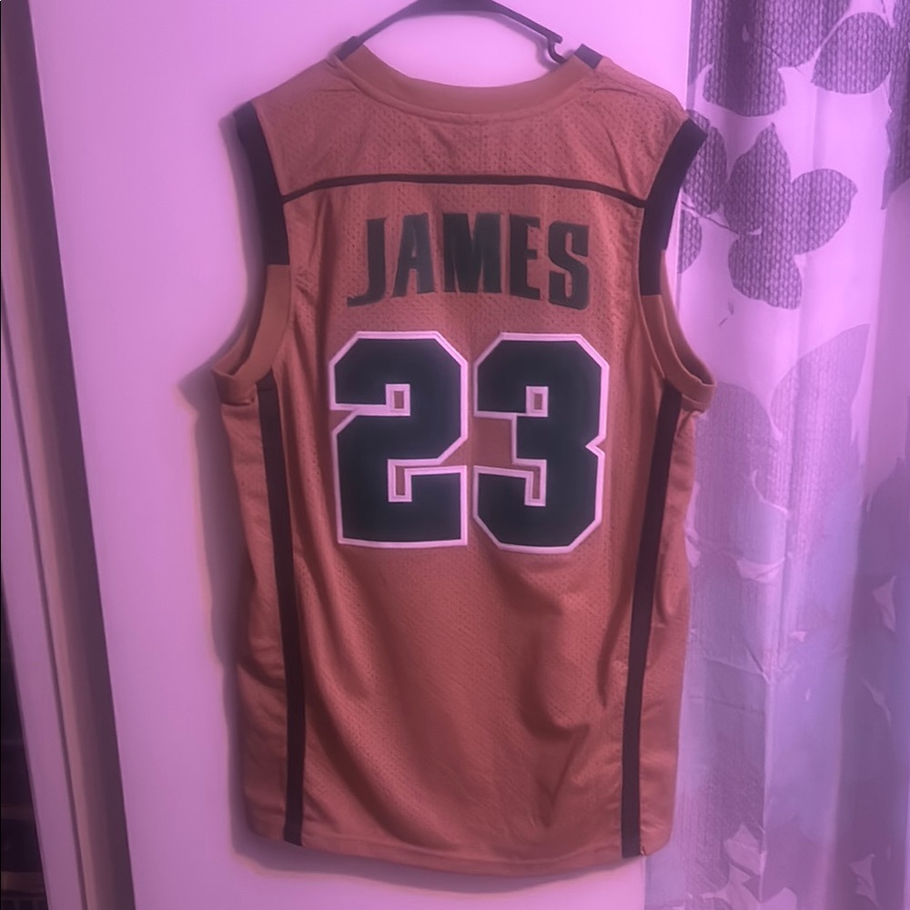 LeBron James #23 St. Vincent-St. Mary High School Jersey Sze M